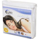 Luna Premium Hypoallergenic Zippered Bed Bug Proof Mattress Encasement 11" Height - Queen Size