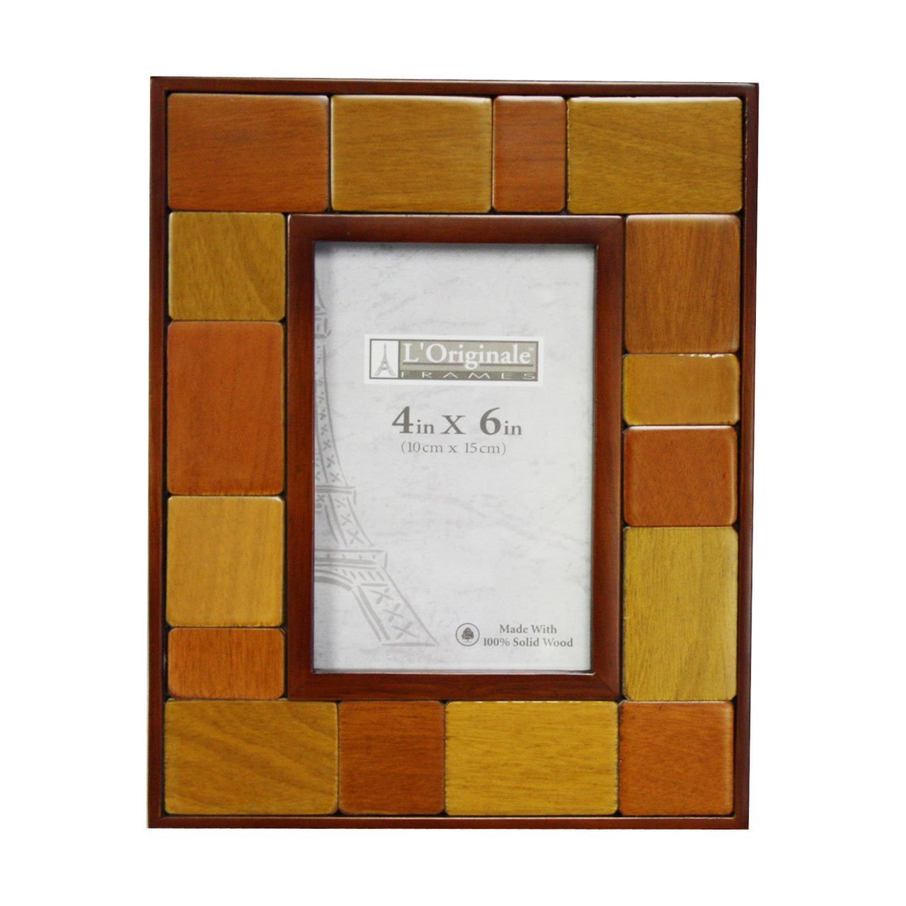 L' Originale 4''x6'' Solid Wood Photo Frame