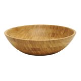 Lipper International Bamboo Wood Salad Bowl