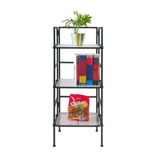 Ever Concept 3-Tier Metal Stackable Shelf, 32.3"H X 12"L X 12" D Shelving System