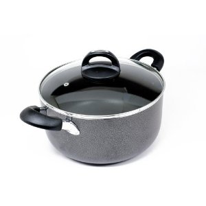 KittAmor 8 Quart Non-Stick Aluminum Dutch Oven With Lid