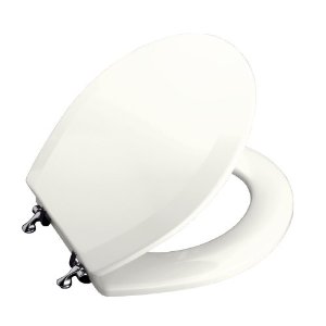 KOHLER K-4726-T-0 Triko Molded Toilet Seat, White