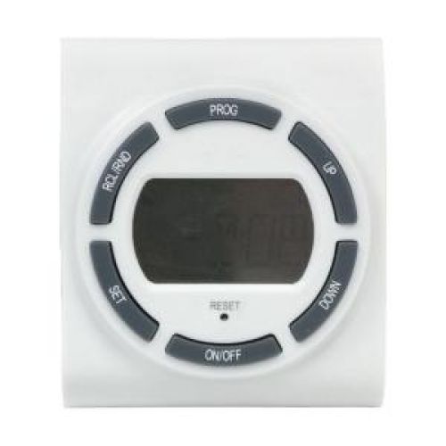 GE 15 Amp 7-Day Plug-In Dual-Outlet Digital Timer